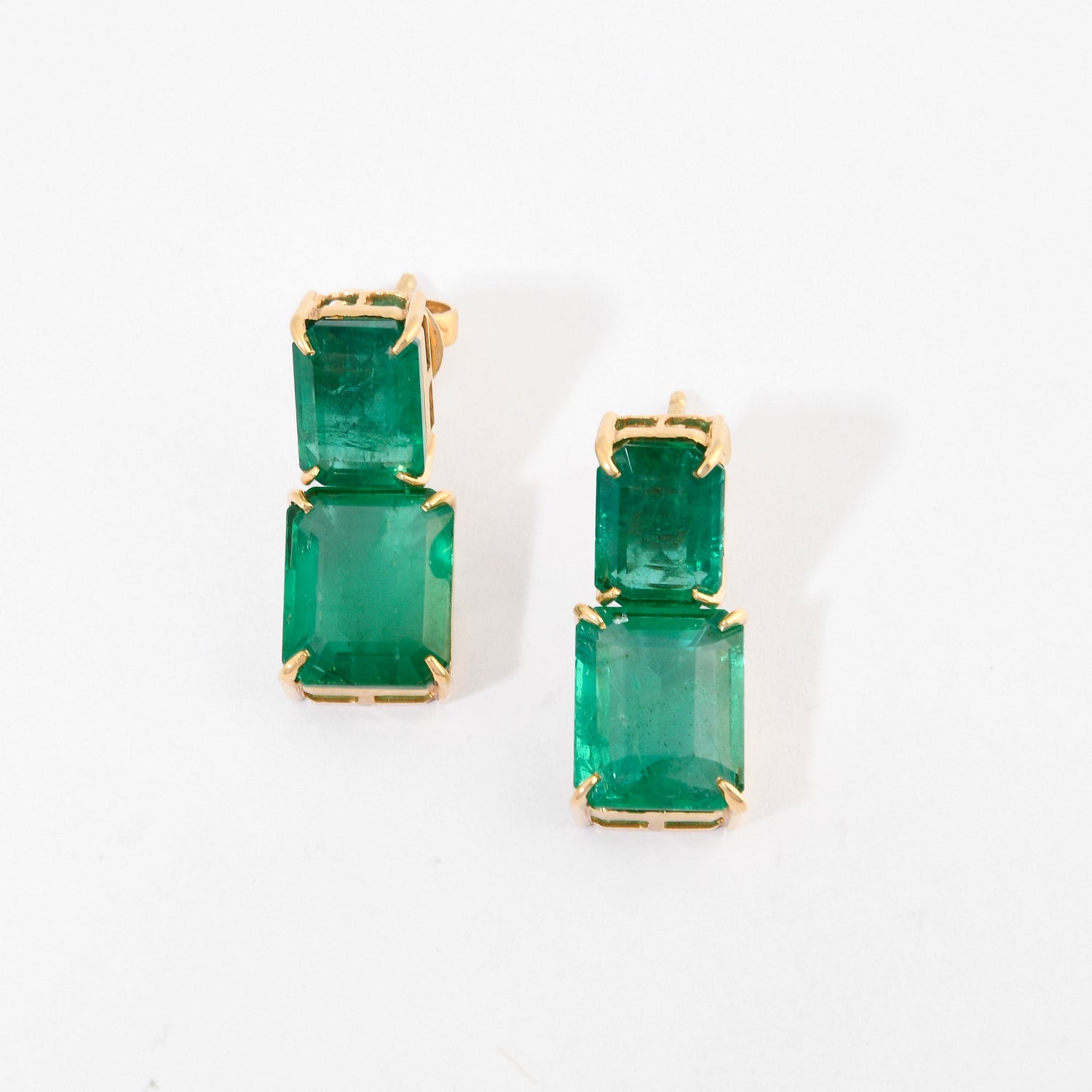 Emerald Disco Earrings