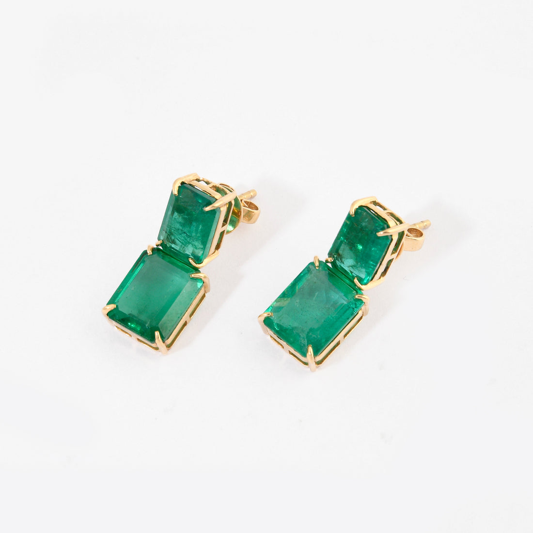 Emerald Disco Earrings