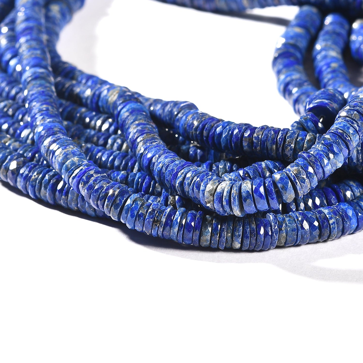 LAPIS LAZULI HEISHI 6-7 MM - 1 STRAND - 40 CM