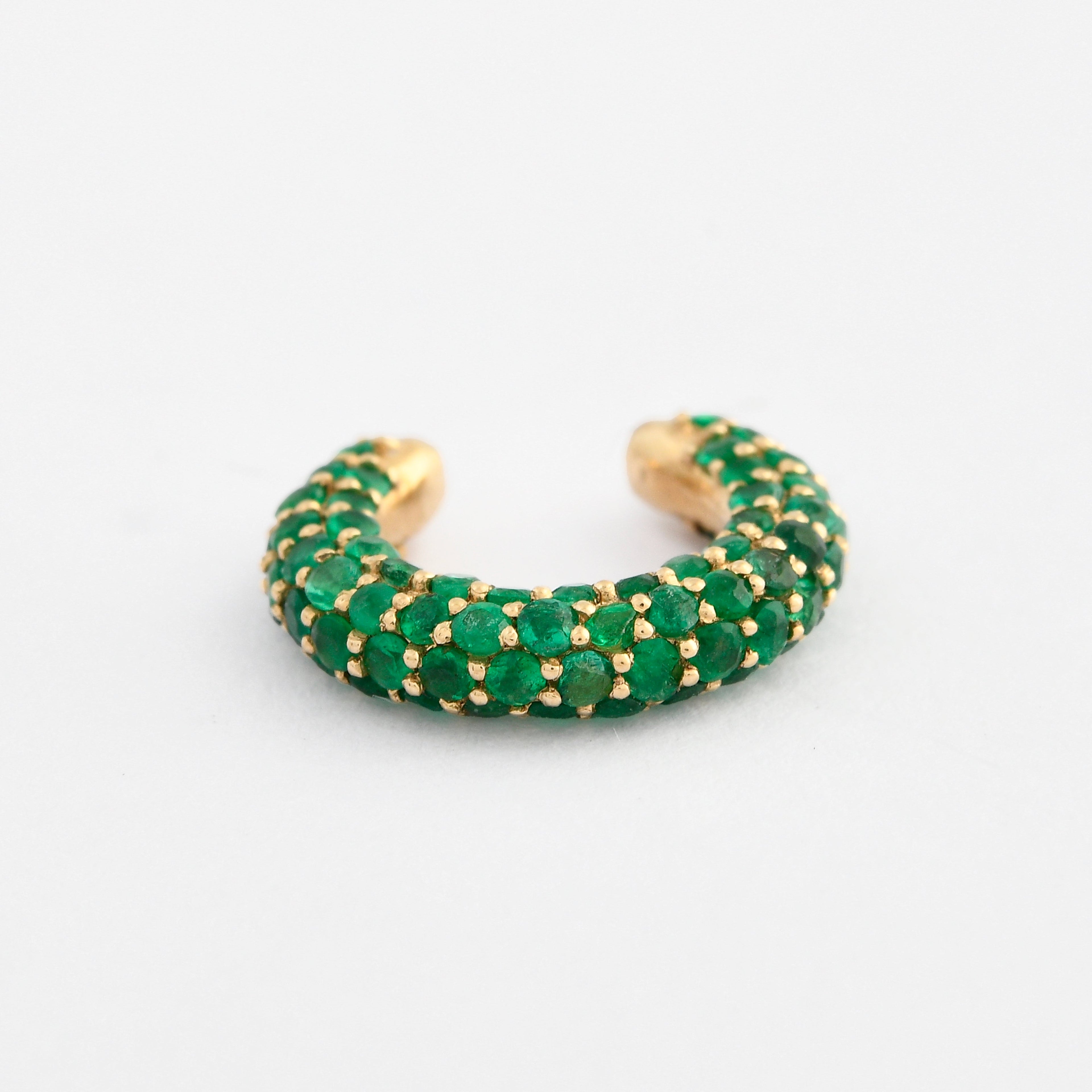 Emerald Jumbo Pave Ear Cuff