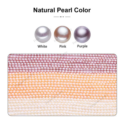 4A 4A+ Natural Freshwater Round Pearl Strand Chain Wholesale Price Jewelry Making DIY Necklace for Woman Gifts