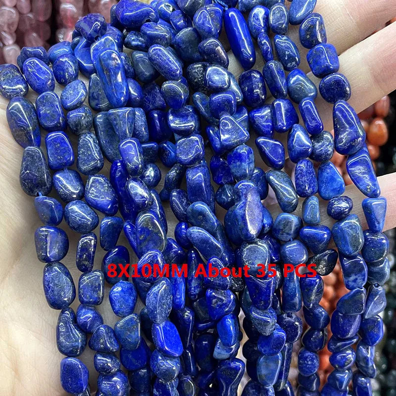 Natural Lapis Lazuli Round Tube Faceted Loose Spacer Stone Beads For Jewelry Making DIY Handmade Bracelets Necklace Accessories