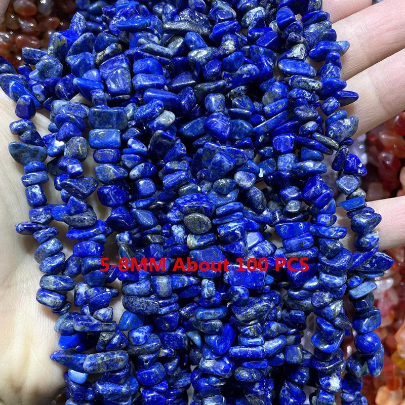 Natural Lapis Lazuli Round Tube Faceted Loose Spacer Stone Beads For Jewelry Making DIY Handmade Bracelets Necklace Accessories