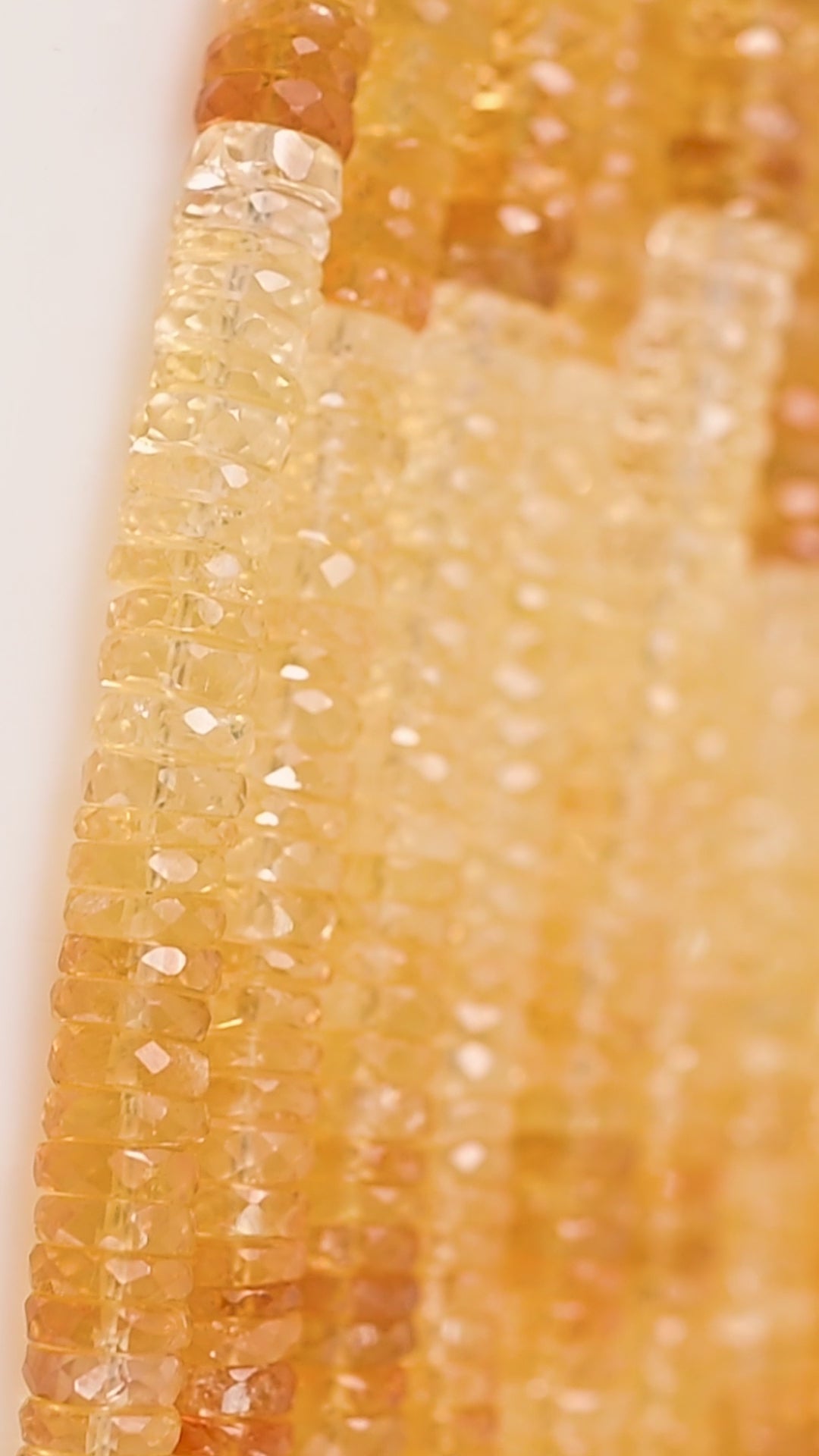 CITRINE HEISHI 6.5-7 MM - 1 STRAND - 20 CM